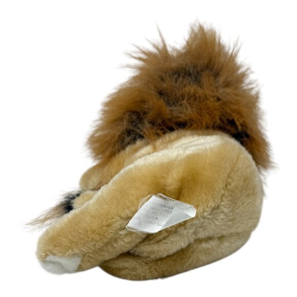 Lion Plush Toy Stuffed Animal 9 in Soft Tan Mane Collectible Kids Gift Vintage - Picture 4 of 7